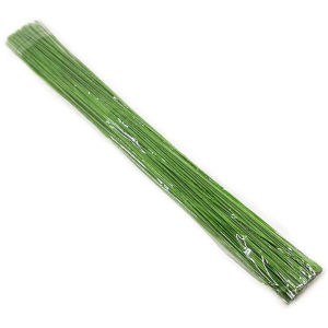 100Pcs 40cm Floral Stem Wire for DIY Crafts Artificial Flower Arrangements