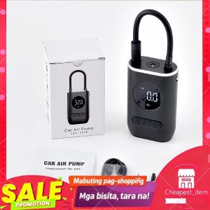 Compact Rechargeable Tire Inflator – 150PSI Wireless Portable LED Display for Quick Inflation of Cars and Bicycles