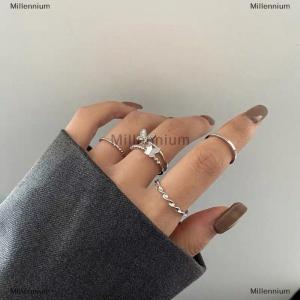 [COD] Millennium Butterfly Metal Punk Rings Cool Adjustable Index Finger Ring Fashion Knuckle Jewelry For Women Teen Jewelry Gifts Accessories