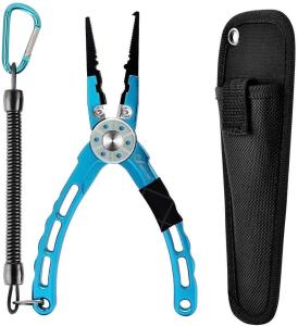 SANLIKE Aviation Aluminum Fishing Plier Anti-corrosion CNC Machining Titanium Steel Blade