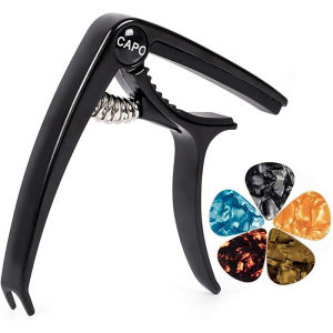Guitar Capo Acoustic Capo Electric Guitars Capo Premium Zinc Alloy Guitar Accessories for Ukulele Mandolin Banjo Bass