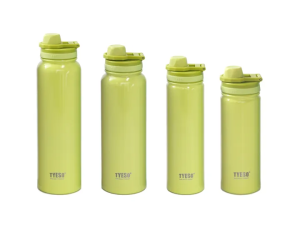 TYESO 1200ml Glazed Sports Bottle Vacuum Insulated Stainless Steel Tumbler Drinking Flask