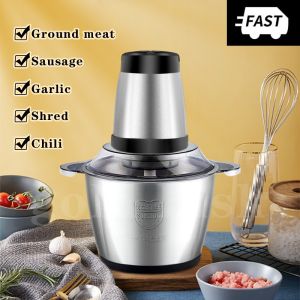 Electric Meat Grinder Blender Heavy Duty Food Processor Food Grinder Multi Function Blender Mixer