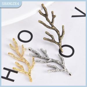 【SHANGZE4】 10Pcs Set Vintage Alloy Branch Charms Pendant Jewelry Finding DIY Making Craft