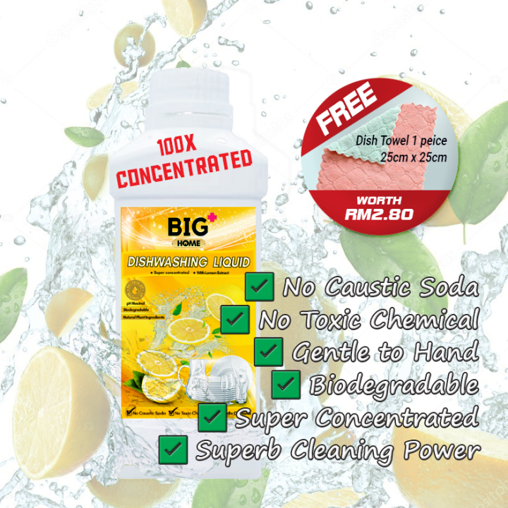 Eco Friendly Super Concentrated Dishwashing Liquid 1 Liter Lazada
