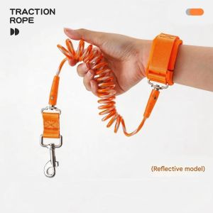 YITAQI Anti Winding Wrist-worn Dog Leash Reflective Break-resistant Hands-Free Retractable Dog Leash Light Up Dog Leash Agjustable Dog Outdoor Traction Rope Outdoor Walking