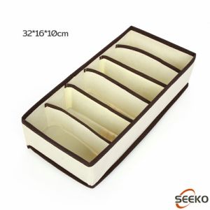 Seeko Bra Underwear Panty Sock Organizer Foldable Wardrobe Drawer 6 7 8 24 Grids