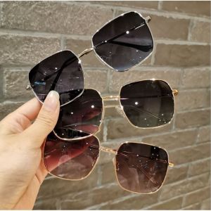 Kacamata Metal Pria & Wanita: Fashion Korea & Retro Vintage Segiempat