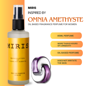 Amethyste Oil Based Perfume For Women Sweet Fresh Floral Scent 85ml MIRIS