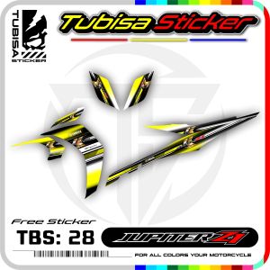 Sticker Striping Jupiter Z1 - Stiker Striping Variasi Motor Jupiter Z1. TBS.28