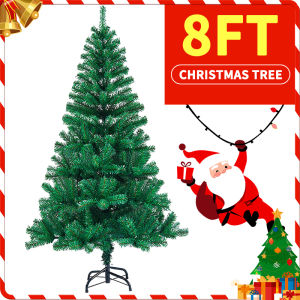 Christmas Tree 3FT‑8FT Premium PVC Encrypted Branches Artificial Christmas Tree with Metal Stand Home Xmas Decor