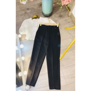 QUẦN NỮ 2 CÚC BÊN HÔNG  CHẤT LIỆU VẢI TUYẾT MƯA  QUẦN CÔNG SỞ TÔN DÁNG