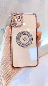 เคสนิ่มกันกล้องกากเพชร งานเงาดีมากเวอร์มาใหม่ สำหรับรุ่นiPhone i11-i14promax