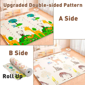 Baby Play Mat Foldable Large Size Made of EPE Material Waterproof Ideal for Crawling and Playing