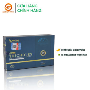 Phatra TRICHOLES - Làm giảm Cholesterol và Triglycerid trong máu. Giúp tăng sức bền thành mạch hỗ trợ hạn chế nguy cơ xơ vữa động mạch - GLOBAL PHARMA