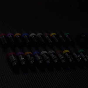 Colored XLR Metal Cable Connecor Gold Plated 3 Pin Male Female XLR Plug for Audio Speakers Microphones Mixer Balanced XLR Cable