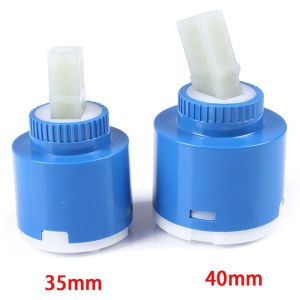 NOBLELYN 1Pcs PP Plastic Ceramic Disc Cartridge Ceramic Sheet 35/40mm Ceramic Cartridge Disc Valve  Water Saving Faucet Valve Core for Bathroom Faucet