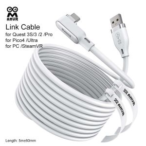 AMVR Cáp liên kết 5m hoàn toàn mới cho nhiệm vụ 3S / 3 / 2 / Pro Cáp USB cho PICO 4 / 4 Phụ kiện Ultra VR 2026