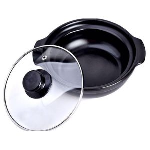 Nồi đất kho thịt cá nắp kính kiếng ( Size 1 lít / 1.5 lít / 2lít / 2.5lít / 3lít )