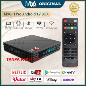 STB Android 10 Smart TV Box Android M96-H PRO Ram 4GB Rom 32GB 4/32 Unlock Full Channel TV Iflix Tanpa Bayar Bulanan GRATIS Allwinner H618 Quad Core Bluetooth