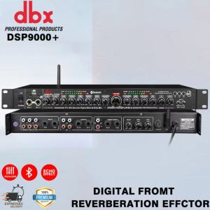 DBX DSP9000+ Professional front-end digital reverberation effect built-in DSP chip to improve sound quality increase spatial sense of sound support subwoofer audio output Bluetooth USB/SD card input interface