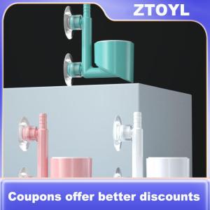 【ZTOYL】 Bể cá bể cá máy bơm không khí với cốc hút Mini bong bóng khay máy lọc không khí siêu dày đặc bong bóng đá oxy phụ kiện