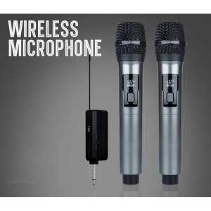 COD TaffSTUDIO Wireless Microphone 2.4G Headset 2 PCS with Receiver - SI02 / Mic bando imam masjid sholat wireless tanpa kabel uhf terbaik toa / mic mik bluetooth tanpa kabel jarak jauh / mikrofon mikropon wireless