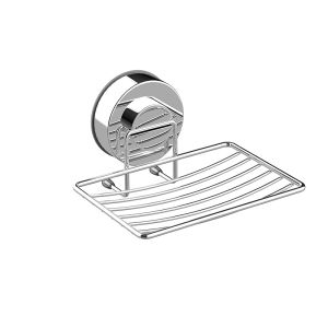 Strong Suction Cup Soap Holder Removable Draining Bathroom Sponge Holder Wall Mounted Soap Dish