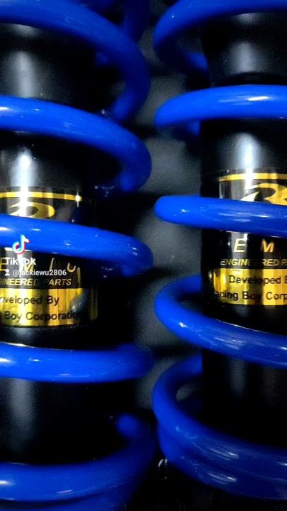 Phuộc RCB màu inox + xanh dương gắn dream wave elegant galaxy Future neo x sirius taurus Jupiter max và các dòng xe điện