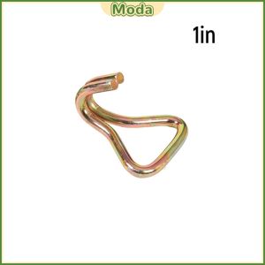 MO. Double J Hooks Plate Hook Heavy Duty Ratchet Tie Down Webbing Strap Accessories 1pc