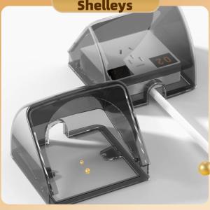 [Shelleys] 86 Type Outdoor Socket Protective Cover Bathroom Electric Plug Waterproof Cover Power Outlet Rainproof Box Electrical Supplies