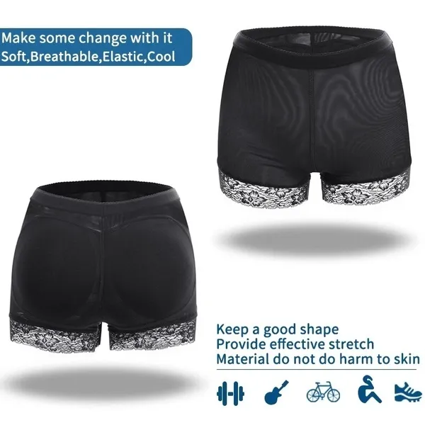 Women'S Underwear Buttocks Lifting Clothing Buttocks Enhancement Padded  Pants Buttocks Lifting Shaping Pants Padded Panties