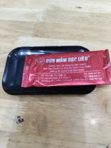 Khay / (dĩa) đựng khăn lạnh hình chữ nhật nhựa Melamine màu đen/trắng/nâu size: 17 x 10.6 x 1.4 cm