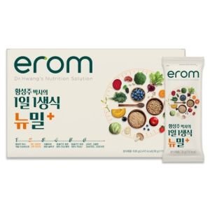 Erom Dr Hwang Lifemeal Raw Meal Shake 14P 80+ Vegan Superfoods Korean Healthy Meal Replacement Zinc
