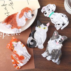 LIGHTER พีวีซี ที่หนีบผมแมว ลูกสุนัข สัตว์เลี้ยง คลิปฉลามสัตว์ น่ารัก แบบเกาหลี คลิปผมสุนัข สาว