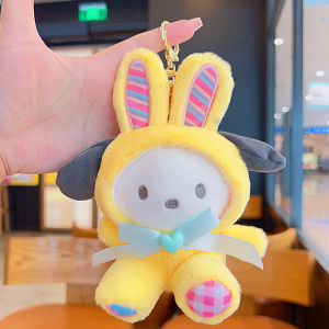 Boneka Gantungan Kunci Tas Sanrio Easter Kuromi Melody Cinnamoroll Pochacco Lucu Ganci Keychain