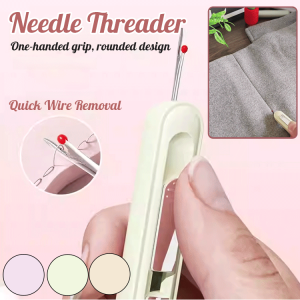New Two-in-one Detachable Needle Threader  Threader  Thread Remover Elderly Household Thread Remover  Multifunctional 2 And 1 Household Thread Remover