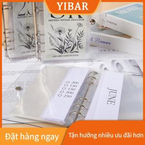 YIBAR 2024 12 tháng phong bì tiết kiệm tiền thách thức cách dễ dàng và hài hước để tiết kiệm 2.5K 5k 10k ngân sách kế hoạch phong bì thách thức Kit