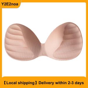 【Local shipping】 Women Bikini Padded Inserts Breast Bra Enhancer Push Up Chest Invisible Pad