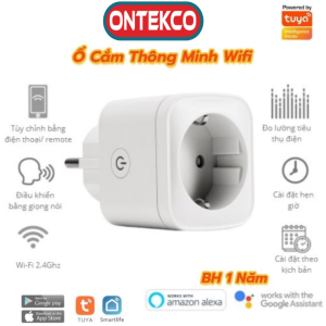 Ổ Cắm Wifi Điều Khiển Từ Xa 16A TUYA SMART LIFE công tắc điều khiển từ xa wifi bằng điện thoại
