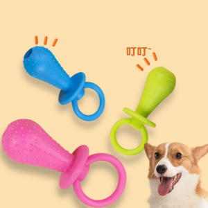 Đồ chơi cho Chó gặm sạch răng hình núm vú và khúc xương bằng chất liệu nhựa TPR (mẫu mới) - Hara Pet Store