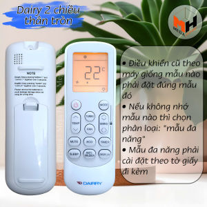 Điều khiển điều hòa Dairry remote máy lạnh Dairy hàng loại 1