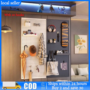 Metal Wall Plate 100x30cm Home Decor Display Rack for Crafts Tools Hardware Storage Wall Mounted Storage Racks