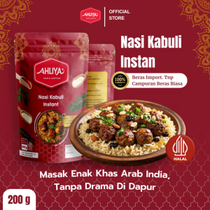 Makanan khas Timur Tengah Nasi KABULI + Bumbu Beras Basmati Premium High Quality - 200gram beras