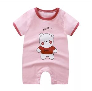 Baby Cotton Onesie Romper for Baby Girl Infant 100% Cotton Breathable and Comfortable for 3 months to 18 months Baby Girl Rompers Onesie