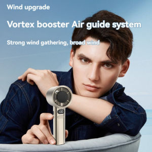 [ราคาต่ำสุด] 120ความเร็วความเร็วสูงมือถือพัดลมขนาดเล็กแบบพกพาแบบชาร์จมือถือพัดลมกีฬากลางแจ้ง LED จอแสดงผลดิจิตอลกลางแจ้งที่มีประสิทธิภาพมือพัดลม