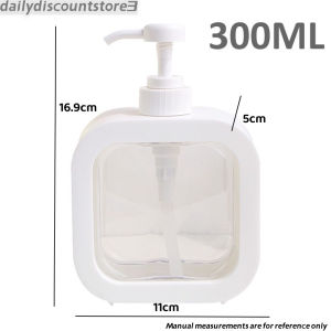 300/500ml Nordic Style Sub-Bottling Bottle Soap Dispenser Hand Sanitizer Container Shower Gel Shampoo