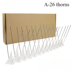 Stainless Steel Bird Spikes 2 in 1 Cat Prickle Defender Outdoor Bird Repellent Fence Wall Anti-Bird Pigeon Repeller Deterrent