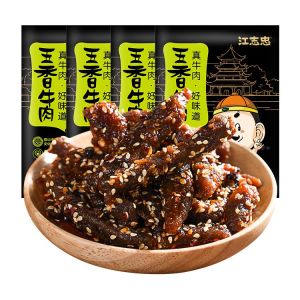 Jiang Zhizhong Original Spicy Beef jerky 38g rattan Pepper Spicy beef snacks and snacks