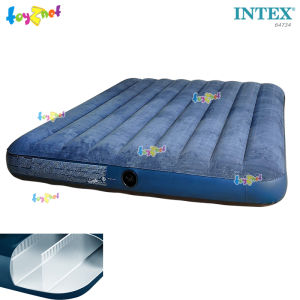 นอนเป่าลม Intex ที่นอนสบายขึ้น 5 ฟูตูดิบ 1.52x2.03x0.25 ม.ดูรา-บีม ไฟเบอร์เทค โครงสร้างใหม่ นอนสบายขึ้น รุ่น 64734